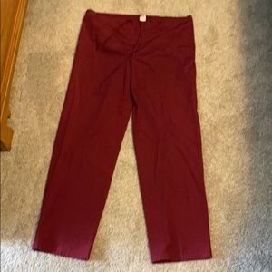 Dickie’s maroon scrub pnts